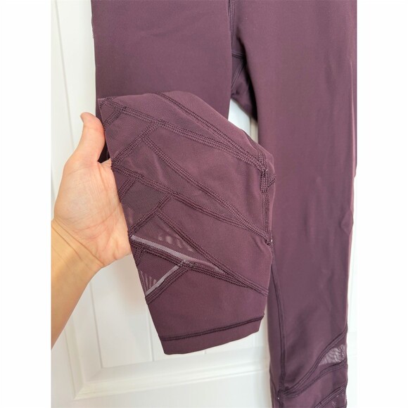 Lululemon Speed Up Tight 4 Black Cherry Women’s 25” Yoga Leggings Gym - Picture 2 of 10